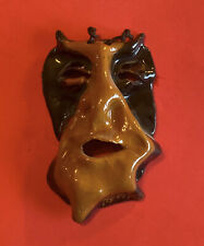 Vintage mask ceramic usato  Italia