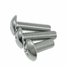 8#-32 10#-24 304 Unc Aço Inoxidável Parafuso de cabeça de treliça Parafusos Cabeça Grande comprimento Todos comprar usado  Enviando para Brazil