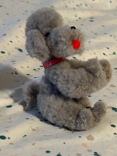 Adorável 3 1/2" ARA Modelo Áustria brinquedo Pocket Pets poodle cinza cachorro miniatura, usado comprar usado  Enviando para Brazil