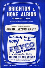 Brighton leyton orient for sale  BEDWORTH