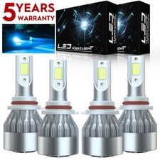4x Kit de Farol de LED Hi/Lo Beam 8K Lâmpada Azul Gelo C6 Para Chrysler 300C 2005-2009 comprar usado  Enviando para Brazil