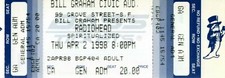 RADIOHEAD 1998 OK COMPUTADOR INGRESSO DE CONCERTO NÃO USADO-THOM YORKE-ESPIRITUALIZADO-NM~MNT comprar usado  Enviando para Brazil