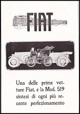 Pubblicita 1924 fiat usato  Biella