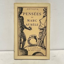Philosophie pensées marc d'occasion  Paris IX