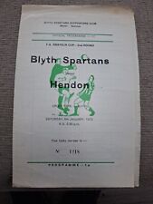 Blyth spartans hendon for sale  NORTHAMPTON