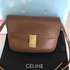 Celine camel leather metal lock ladies bag comprar usado  Enviando para Brazil
