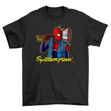Camiseta Spider Punk - Estilo engraçado de estilingue de teia! Design impresso unissex, perfeito f comprar usado  Enviando para Brazil