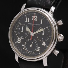 Frederique Constant Classics cronógrafo calendário triplo relógio suíço quartzo masculino, usado comprar usado  Enviando para Brazil