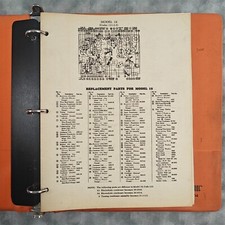 Usado, Fichário manual raro antigo de peças de reposição Philco 📚 Gráficos de reparo de rádio tubo comprar usado  Enviando para Brazil