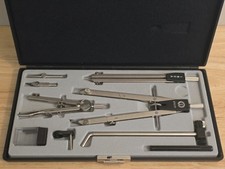 Conjunto profissional de ferramentas de desenho/bússola. BOM! comprar usado  Enviando para Brazil