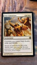 1x LP True Conviction mtg Scars of Mirrodin levemente tocado comprar usado  Enviando para Brazil