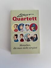 Loriot quartettspiel kartenspi gebraucht kaufen  Neumünster