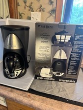 West Bend Quik Drip Cafetera 10 Tazas Negra 56870 NUEVA Caja Abierta segunda mano  Embacar hacia Mexico