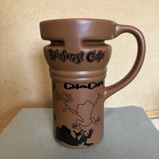 Usado, Caneca de viagem Rainforest Cafe Cha-Cha Tree Frog terracota  comprar usado  Enviando para Brazil