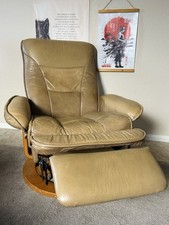 Barcalounger tan leather for sale  Oxnard