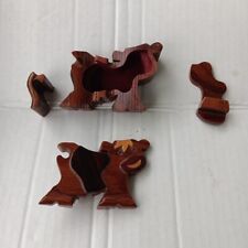 Handcrafted wooden cow for sale  Melbourne