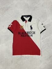 Usado, Polo Ralph Lauren relógio preto equipe polo camiseta logotipo grande vintage comprar usado  Enviando para Brazil