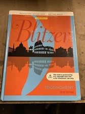 Trigonometry blitzer 2nd for sale  Nashville