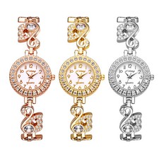 Relógio de pulso feminino completo com estojo de strass pulseira decorada cisne pequeno comprar usado  Enviando para Brazil