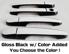 Sobreposições de maçaneta de porta personalizadas pretas e coloridas 2005 - 2010 Chevy Cobalt U PICK CLR, usado comprar usado  Enviando para Brazil