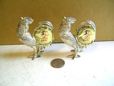 Agitadores de sal e pimenta galo metal das lojas Bowlin's Running Indian Curio comprar usado  Enviando para Brazil