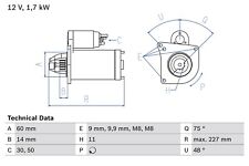 Bosch anlasser starter gebraucht kaufen  Oberlungwitz