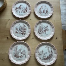 Assiettes dessert fables d'occasion  Charvieu-Chavagneux