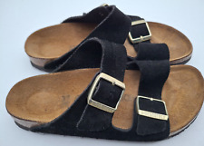 Birkenstock black suede for sale  SOUTHAMPTON