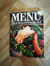 Kochbuch menü große gebraucht kaufen  Deutschland