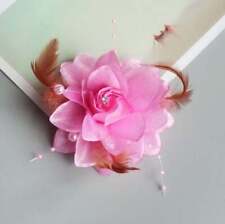 Flower feather fascinator for sale  BRADFORD