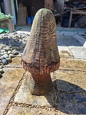 Garden wooden mushroom for sale  BASILDON