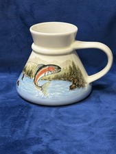 Caneca de café vintage Otagiri pesca com mosca viagem antiderrapante presente de aniversário dia dos pais comprar usado  Enviando para Brazil