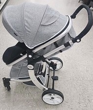 Carrinho infantil dobrável paisagem alta 2 em 1 com bolsa de fraldas e dossel ajustável comprar usado  Enviando para Brazil