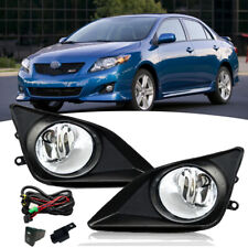 Para 2009-2010 Toyota Corolla par de para-choque transparente luzes de neblina de direção lâmpadas com interruptor, usado comprar usado  Enviando para Brazil