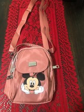 MICKEY MOUSE NOVA BOLSA TIRACOLO DE TECIDO OXFORD - BOLSA DE MÃO 3 COMPARTIMENTOS comprar usado  Enviando para Brazil