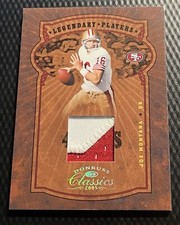2005 Joe Montana 49ers 11/25 Donruss Classics Legendary Players patch 2 cores comprar usado  Enviando para Brazil