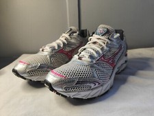 Tênis de corrida Mizuno Wave Rider 14 feminino prata rosa EUA 10 comprar usado  Enviando para Brazil