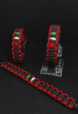 Bracciale paracord rosso usato  Veroli