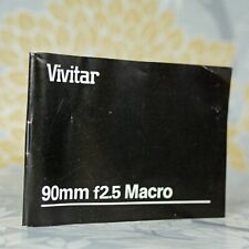 Vivitar 90mm f2.5 for sale  UK