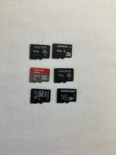 Lote usado de 6 cartões micro SD de 16 GB comprar usado  Enviando para Brazil