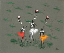 Okouo peinture congolaise d'occasion  Bordeaux-