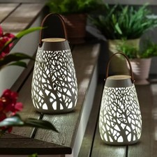 Pacote com 2 lanternas de LED de cerâmica Evergreen comprar usado  Enviando para Brazil