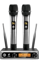 Sistema de microfone sem fio Tonor TW-820 duplo profissional UHF comprar usado  Enviando para Brazil