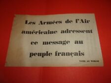 Tract 1944 ussaf d'occasion  Arras