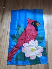 Vtg embroidered cardinal for sale  Minneapolis