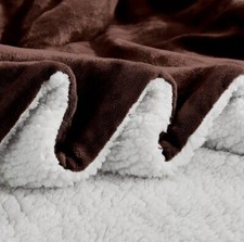 Sherpa fleece blanket for sale  BO'NESS