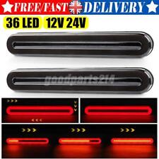 Usado, 2X Lanterna traseira de LED indicador de sinal de seta freio parada reboque caminhão 12-24V comprar usado  Enviando para Brazil