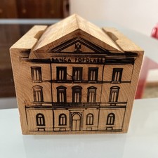 Salvadanaio legno banca usato  Vimodrone