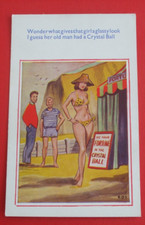 Saucy comic postcard for sale  HUNTINGDON