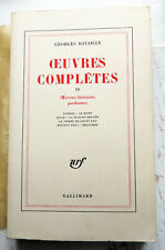 Bataille oeuvres completes d'occasion  Abondant